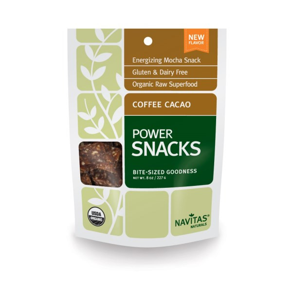 Navitas Organics, Organic Power Snacks, Coffee Cacao, 8 oz (227 g)
