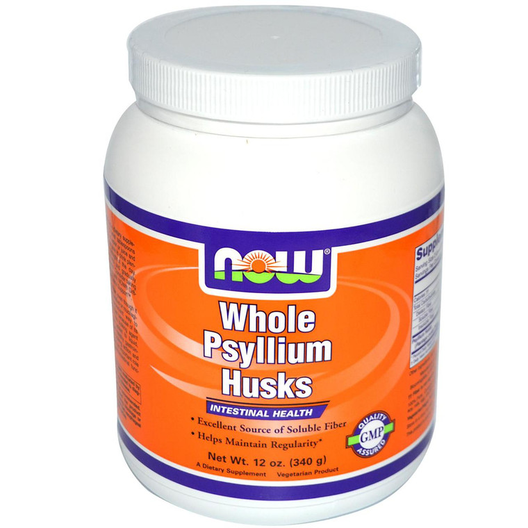 3 PACK of Now Foods, Whole Psyllium Husks, 12 oz (340 g)