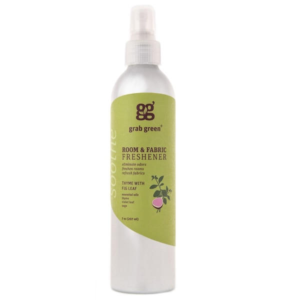 Grab Green, Room & Fabric Freshener, Thyme with Fig Leaf, 7 oz (207 ml)