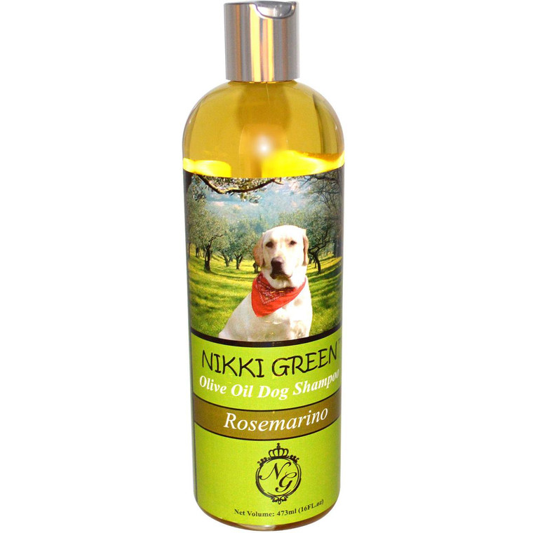 Nikki Green, Olive Oil Dog Shampoo, Rosemarino, 16 fl oz (473 ml)