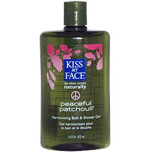 Kiss My Face, SG, Peaceful Patchouli, Harmonizing Bath  & Shower Gel, 16 fl oz (473 ml)