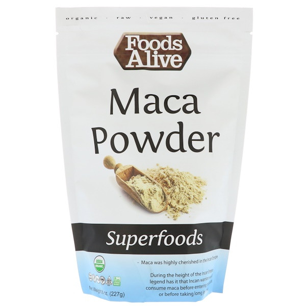 3 PACK of Foods Alive, Superfoods, Maca Powder, 8 oz (227 g)