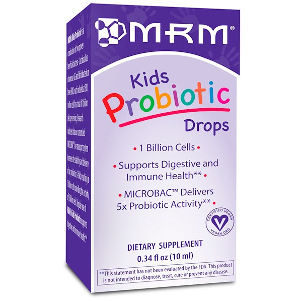 MRM, Kids Probiotic Drops, 0.34 fl oz (10 ml)