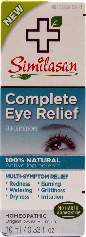 Similasan, Complete Eye Relief, Sterile Eye Drops, 0.33 fl oz (10 ml)