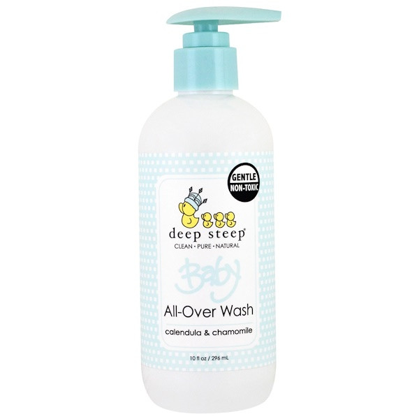 Deep Steep, Baby All-Over Wash, Calendula & Chamomile, 10 fl oz (296 ml)