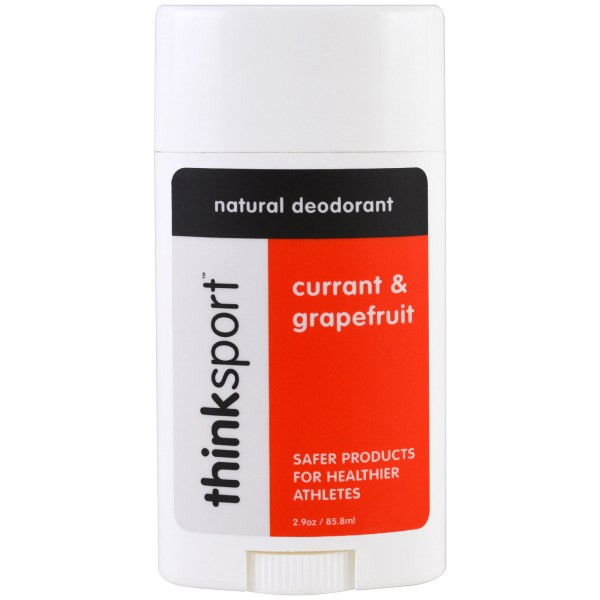 Think, Thinksport, Natural Deodorant, Currant & Grapefruit, 2.9 oz (85.8 ml)