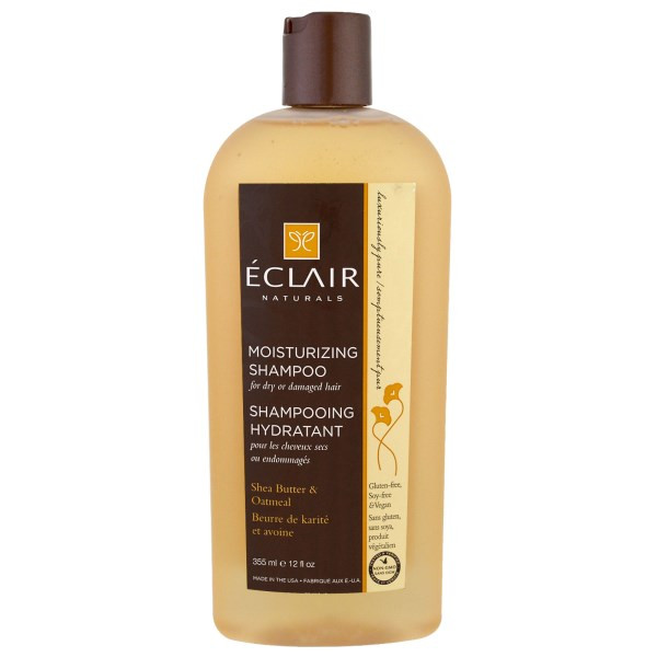 Eclair Naturals, Moisturizing Shampoo, Shea Butter & Oatmeal, 12 fl oz (355 ml)