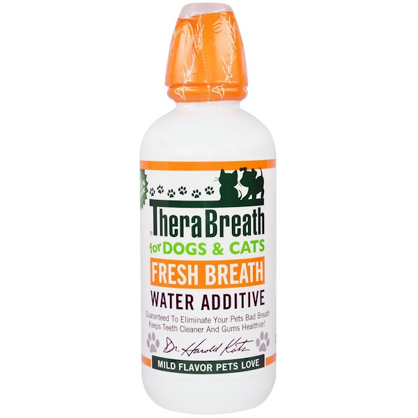 TheraBreath, Fresh Breath Water Additive, For Dogs and Cats, Mild Flavor, 16 fl oz (473 ml)