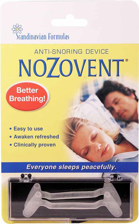 Scandinavian Formulas Nozovent Anti-Snoring Device -- 2 Pieces