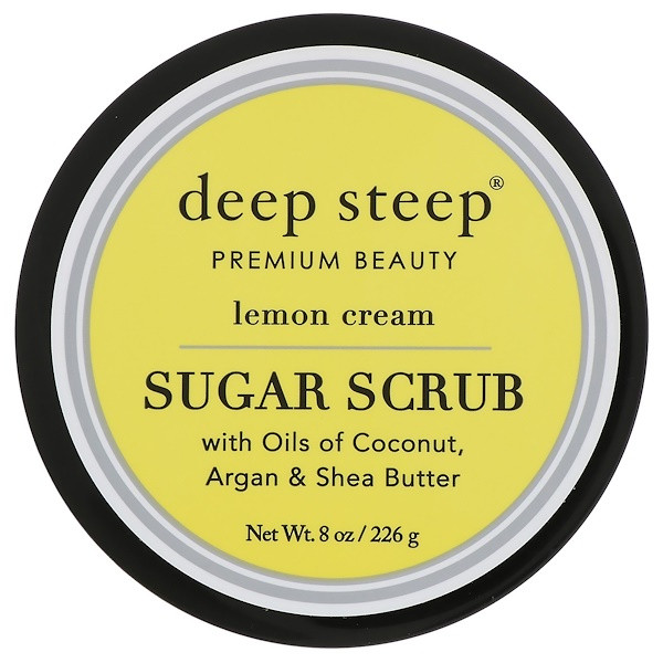 Deep Steep Sugar Scrub Fig - Lemon Cream -- 8 oz