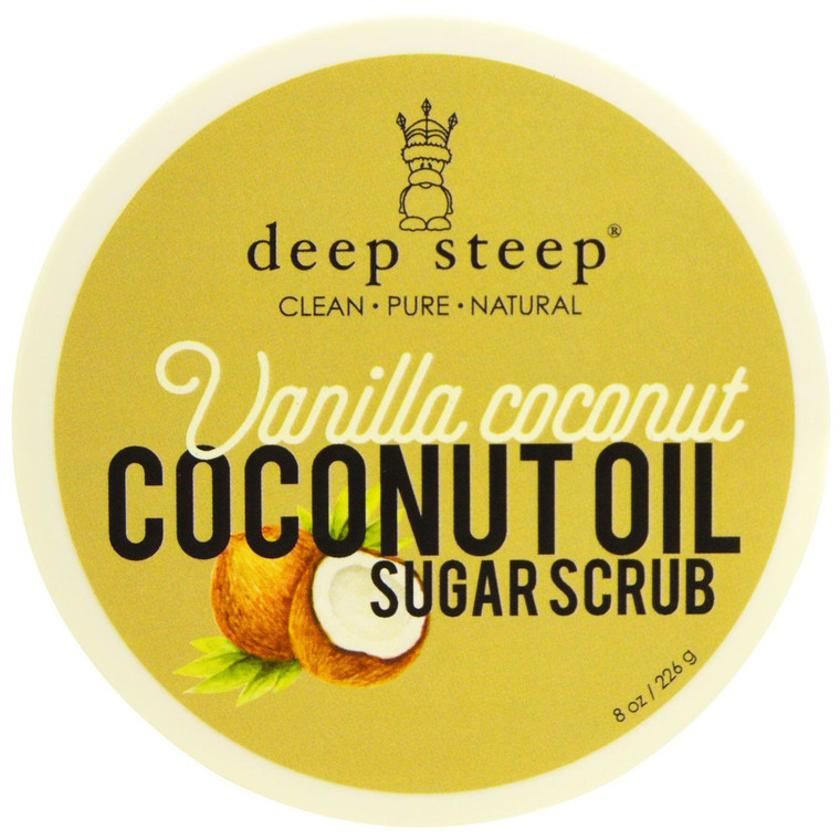 Deep Steep, Sugar Scrub, Vanilla - Coconut, 8 oz (226 g) (Discontinued Item)