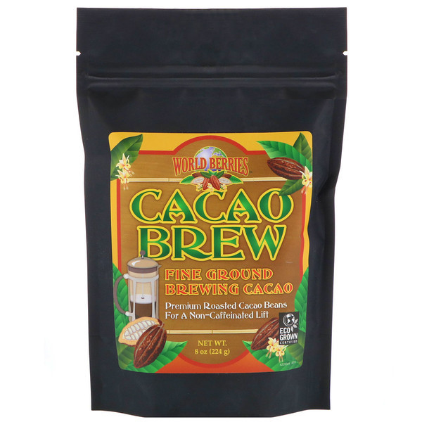 FunFresh Foods World Berries Cacao Brew Fine Ground -- 8 oz