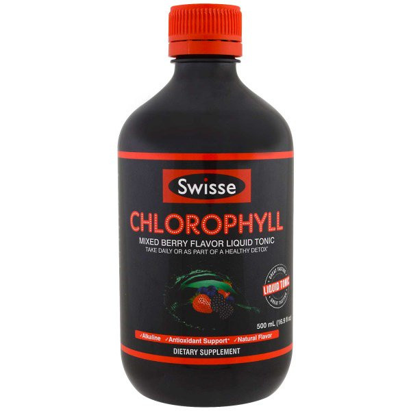 Swisse, Chlorophyll, Mixed Berry Flavor Liquid Tonic, 16.9 fl oz (500 ml)