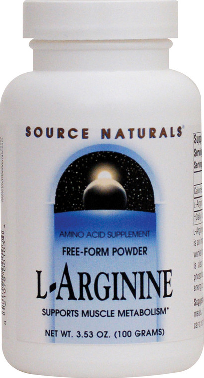 Source Naturals Free Form L-Arginine Powder -- 3.53 oz