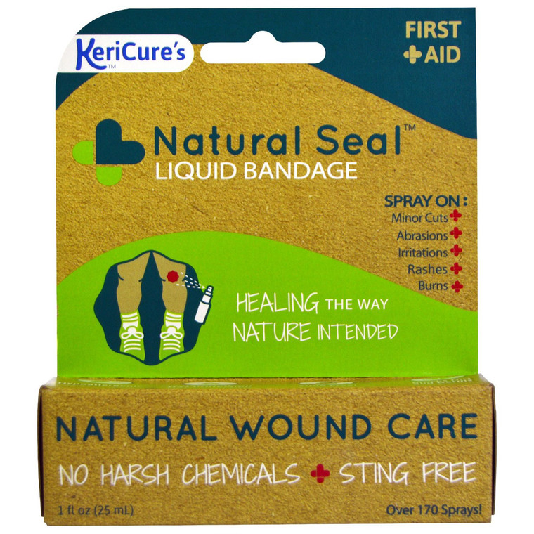 KeriCure, Natural Seal Liquid Bandage, Natural Wound Care, 1 fl oz (25 ml)
