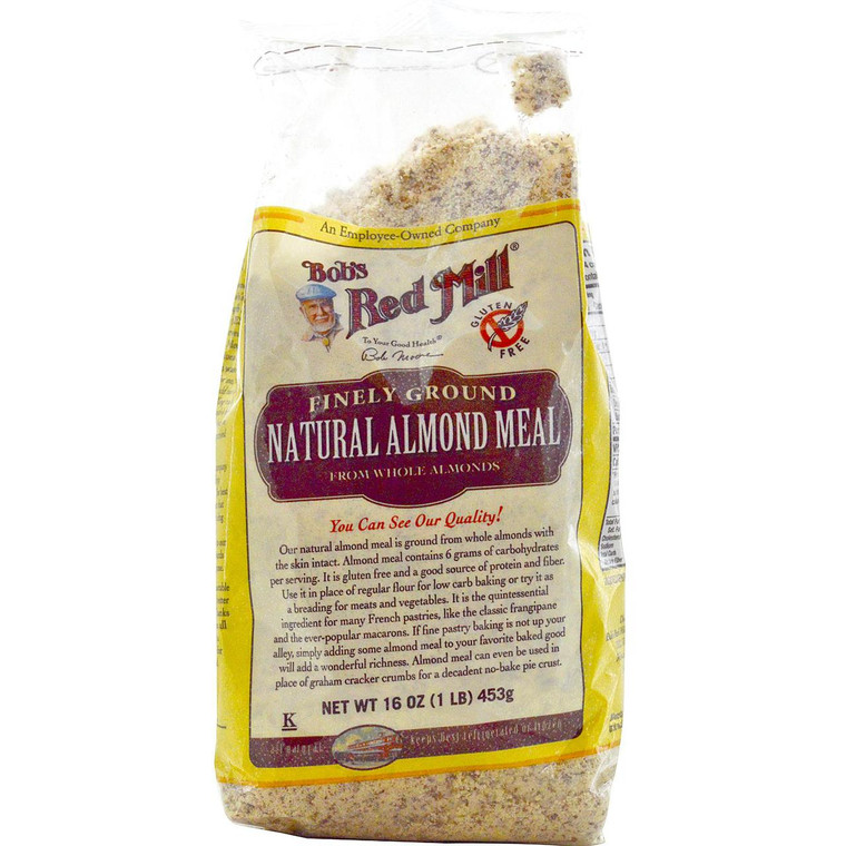 Bobs Red Mill, Natural Almond Meal, Finely Ground, 16 oz (453 g)