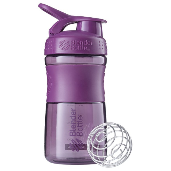 Blender Bottle, BlenderBottle, SportMixer Tritan Grip, Plum, 20 oz
