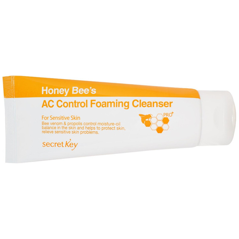 Secret Key, Honey Bees AC Control Foaming Cleanser, 150 ml