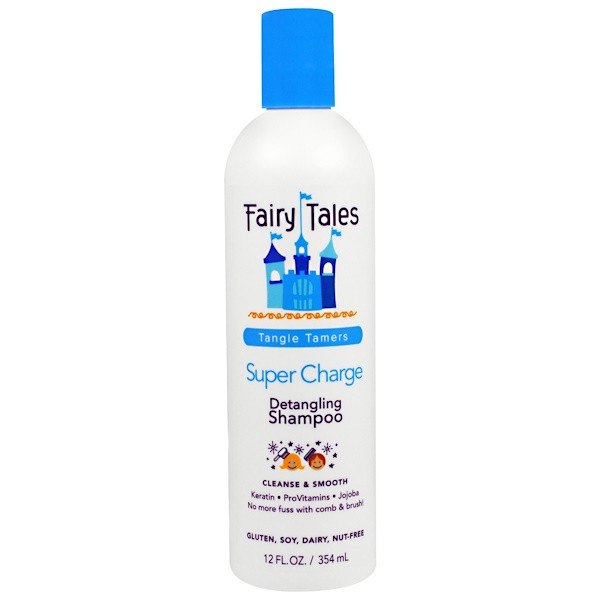 Fairy Tales, Detangling Shampoo, Super Charge, Tangle Tamers, 12 fl oz (354 ml)