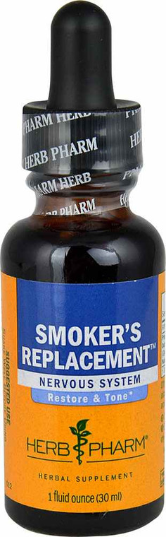 Herb Pharm Smokers Replacement Liquid Herbal Extract - 1 fl oz