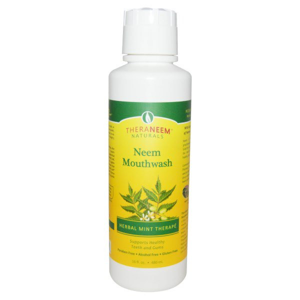 Organix South, TheraNeem Naturals, Herbal Mint Therap?, Neem Mouthwash, 16 fl oz (480 ml)