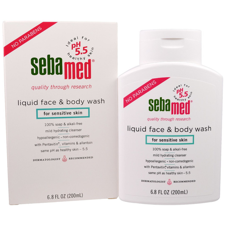 Sebamed USA, Liquid Face & Body Wash, 6.8 fl oz (200 ml)
