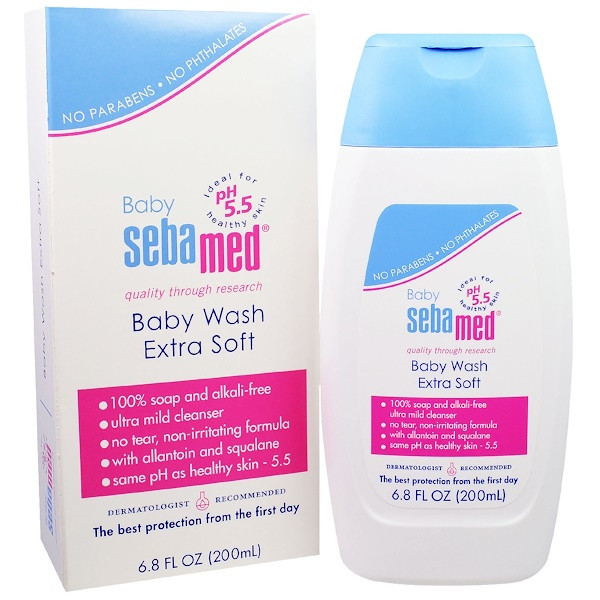 Sebamed USA, Baby Wash, Extra Soft, 6.8 fl oz (200 ml)