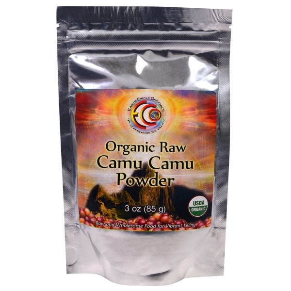Earth Circle Organics, Organic Raw Camu Camu Powder, 3 oz (85 g)