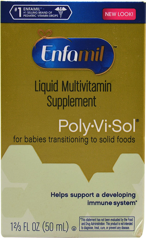 Enfamil, Poly-Vi-Sol Liquid Multivitamin Supplement - 1.67 fl oz