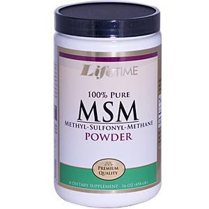 Lifetime 100% Pure MSM Powder -- 2500 mg - 16 oz