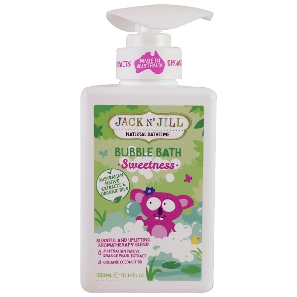 Jack n Jill, Natural Bathtime, Bubble Bath, Sweetness, 10.14 fl. oz (300 ml)