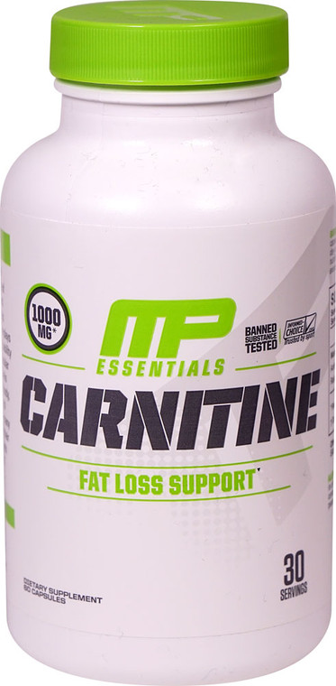 MusclePharm, Carnitine, Fat Loss Support, 60 Capsules