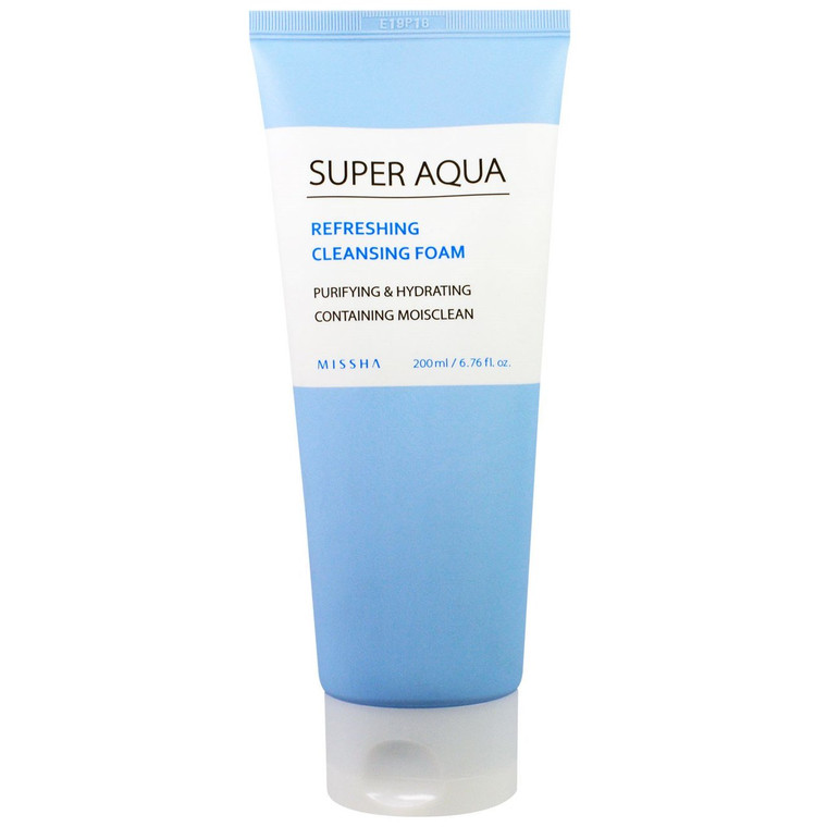 Missha, Super Aqua Refreshing Cleansing Foam, 6.76 fl oz (200 ml)