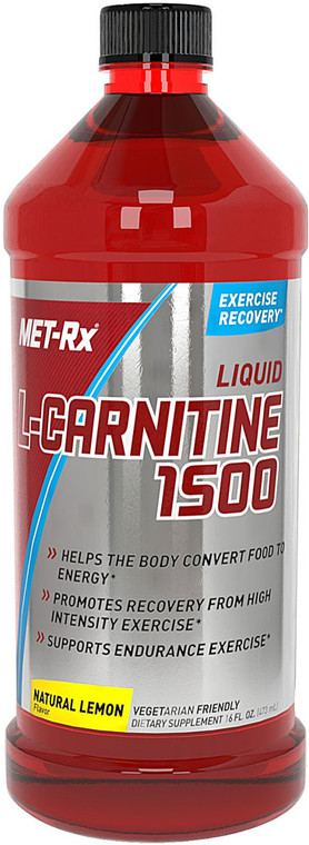 MET-Rx L-Carnitine 1500 Natural Lemon -- 16 fl oz