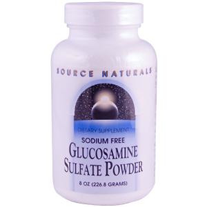 Source Naturals Sodium Free Glucosamine Sulfate Powder -- 8 oz