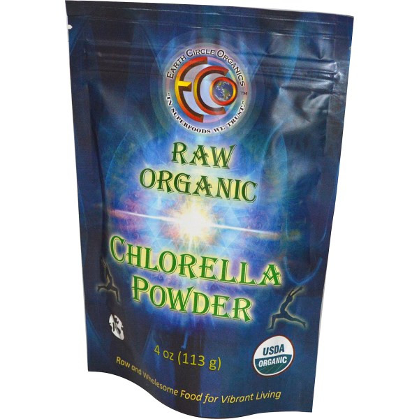 Earth Circle Organics, Organic Chlorella Powder, 4 oz (113.4 g)