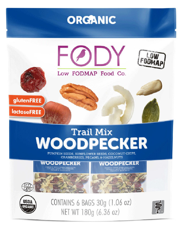 Low FODMAP Food Co Organic Trail Mix Gluten Free Woodpecker - 6 Bags