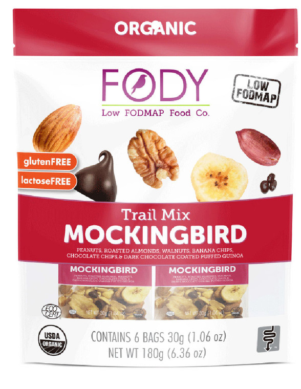 Low FODMAP Food Co Organic Trail Mix Gluten Free Mockingbird - 6 Bags