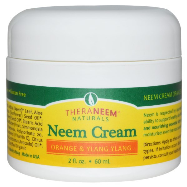 Organix South, TheraNeem Naturals, Neem Cream, Orange & Ylang Ylang, 2 fl oz (60 ml) (Discontinued Item)