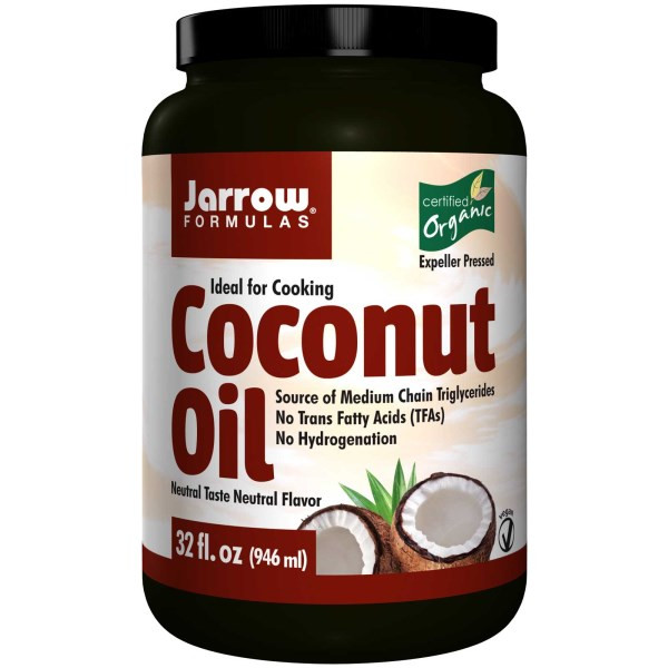 Jarrow Formulas, Organic Coconut Oil, Expeller Pressed, 32 fl oz (946 ml)
