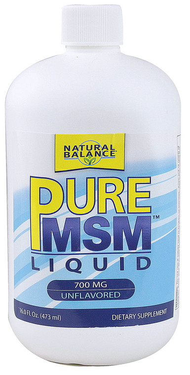 Natural Balance Pure MSM Liquid Unflavored - 700 mg - 16 fl oz