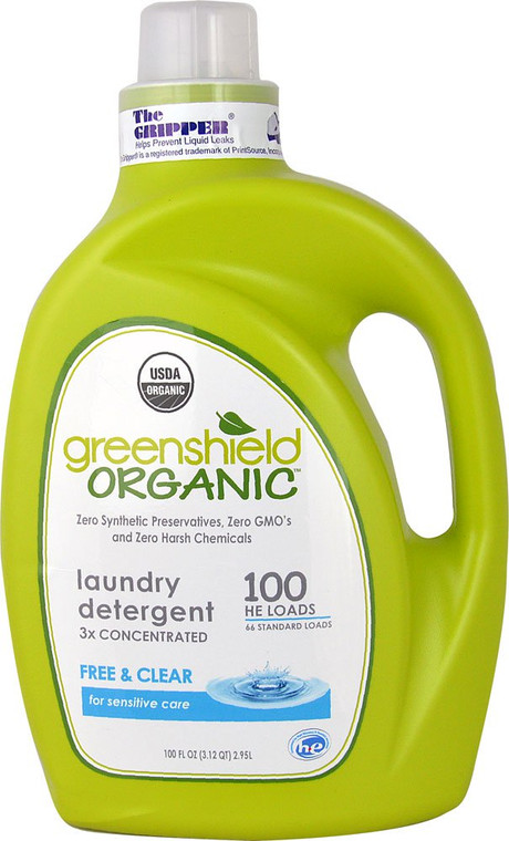 GreenShield Organic GO Laundry Detergent Free & Clear -- 100 fl oz
