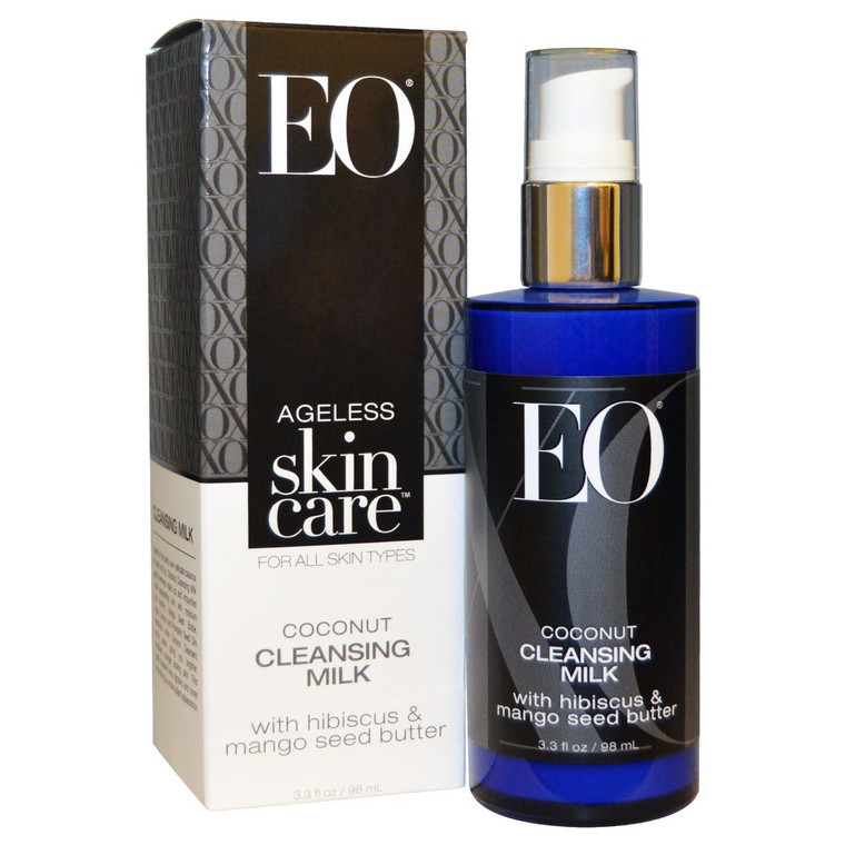 EO Products, Ageless Skin Care, Coconut Cleansing Milk, 3.3 fl oz (98 ml)