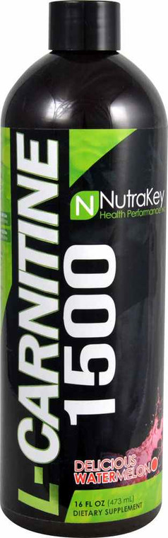NutraKey L-Carnitine 1500 Delicious Watermelon - 16 fl oz