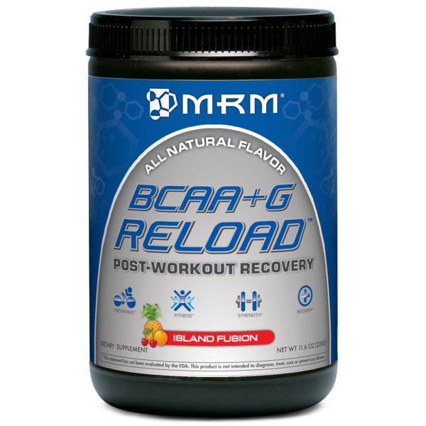 MRM, BCAA+G Reload, Post-Workout Recovery, Island Fusion, 11.6 oz (330 g)