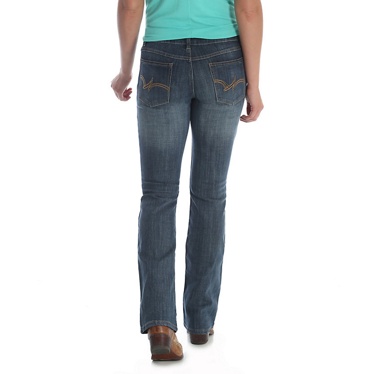 wrangler dark wash jeans