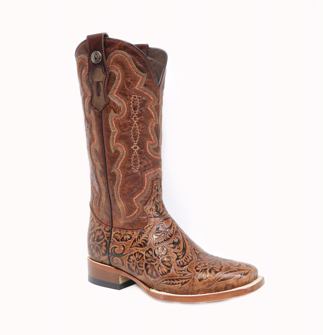 TANNER MARK CINCELADO FANGO COGNAC BOOTS - DENNARDS