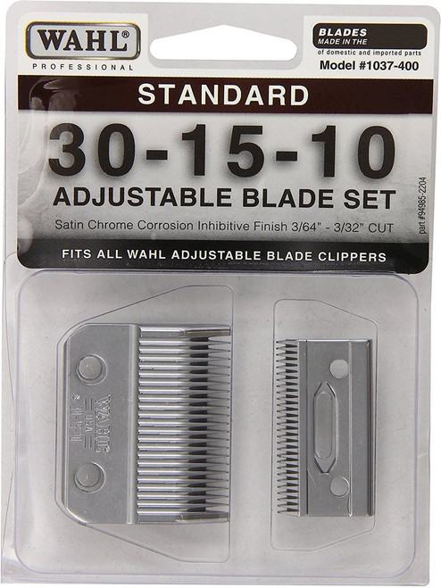 Wahl Standard 30-15-10 Adjustable Blade Set