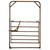 PRIEFERT UTILITY BOW GATE FROM DENNARDS - 6FT X 9FT