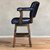 BARSTOOL BLUE PUGLIA EMBOSSED BACK